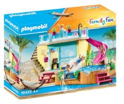 PLAYMOBIL - BUNGALOW AVEC PISCINE #70435